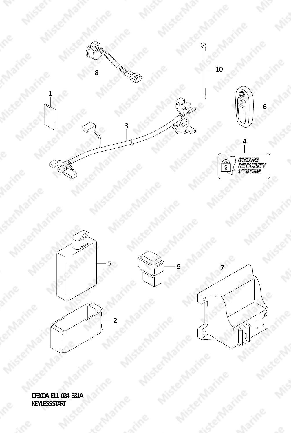 FIG.331A (1-E-4) KEY LESS START (E11,E03)