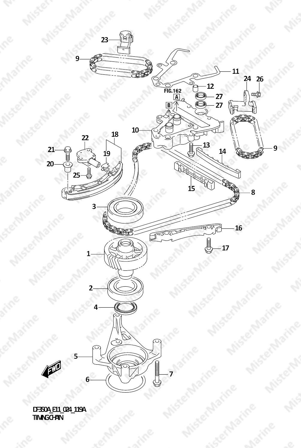 FIG.119A (1-B-10) TIMING CHAIN