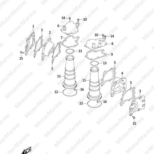 FIG.140A (1-C-2) EXHAUST COVER