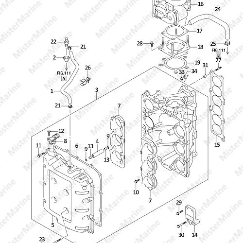 FIG.163A (1-C-14) THROTTLE BODY