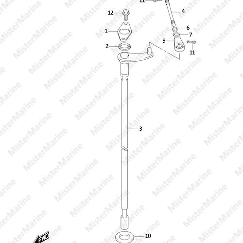 FIG.204A (1-D-2) CLUTCH SHAFT (E01,E11,E40)