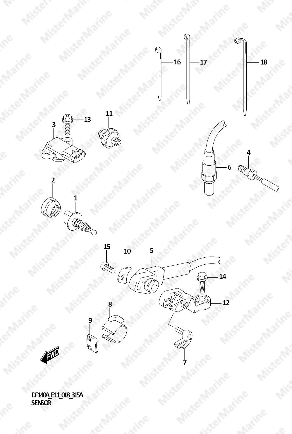 FIG.315A (1-E-4) SENSOR (DF100AT)
