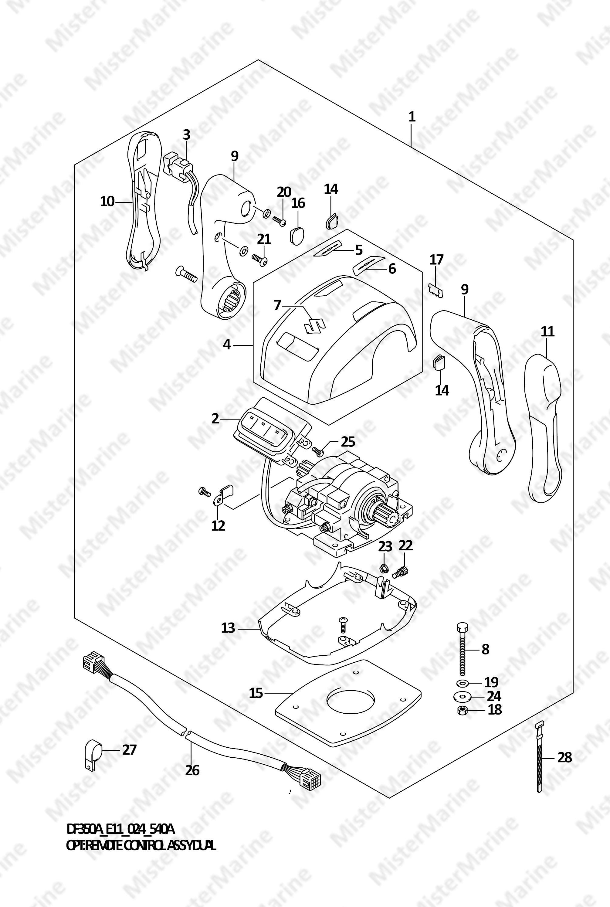 FIG.540A (1-H-3) OPT:REMOTE CONTROL ASSY DUAL