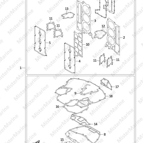 FIG.585A (1-H-6) OPT:GASKET SET