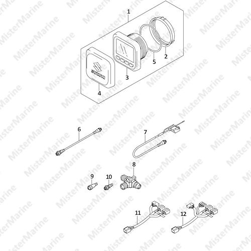 FIG.601A (1-H-7) OPT:MULTI FUNCTION GAUGE (1) (E11,E01)