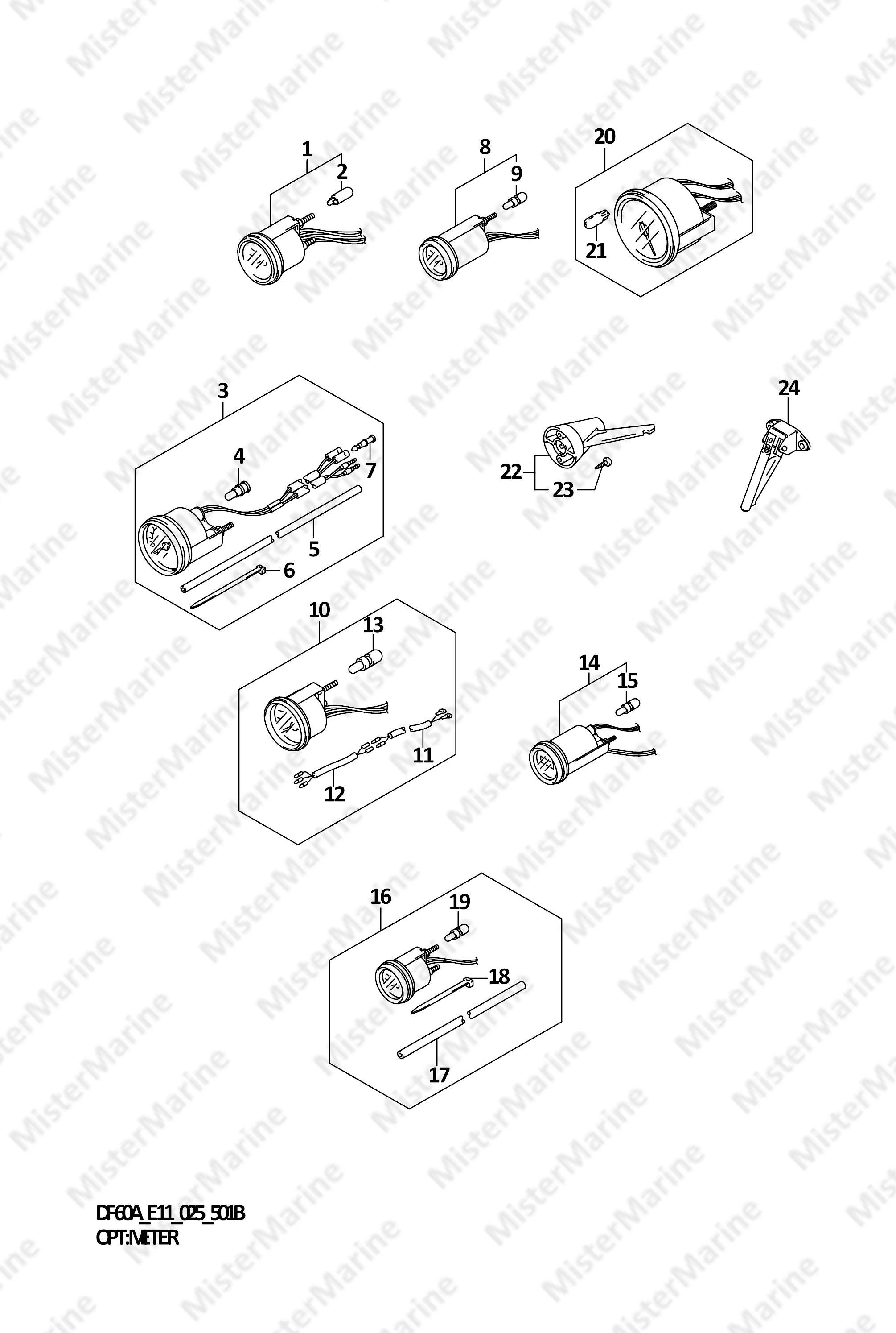 FIG.501B (1-L-5) OPT:METER (SEE NOTE)