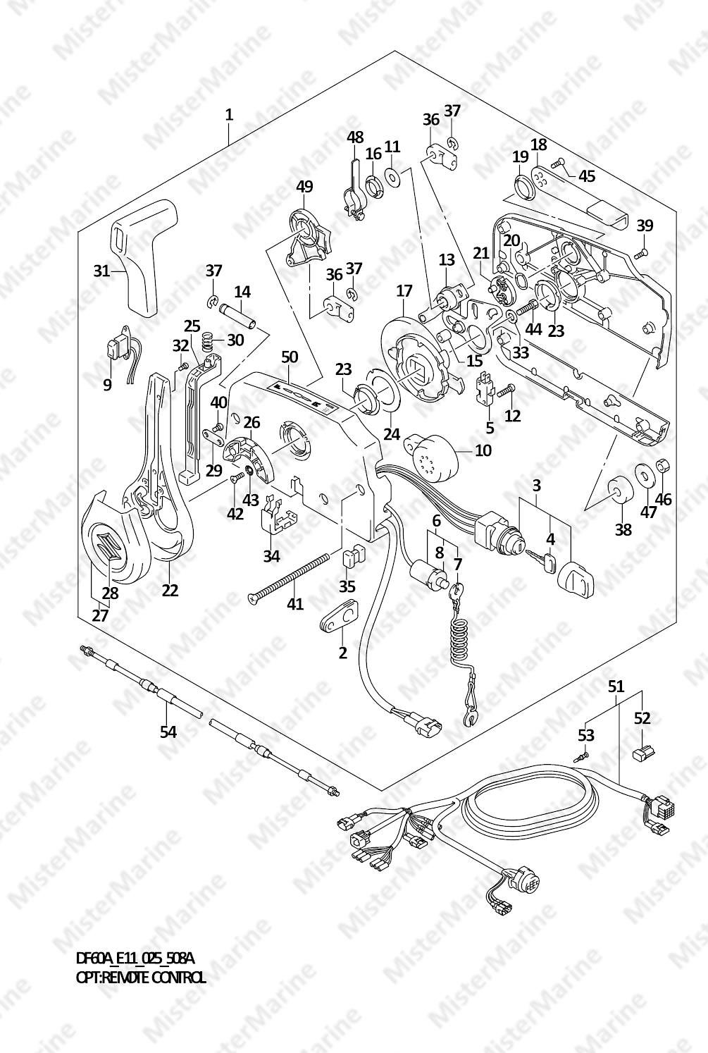 FIG.508A (1-L-8) OPT:REMOTE CONTROL (SEE NOTE)
