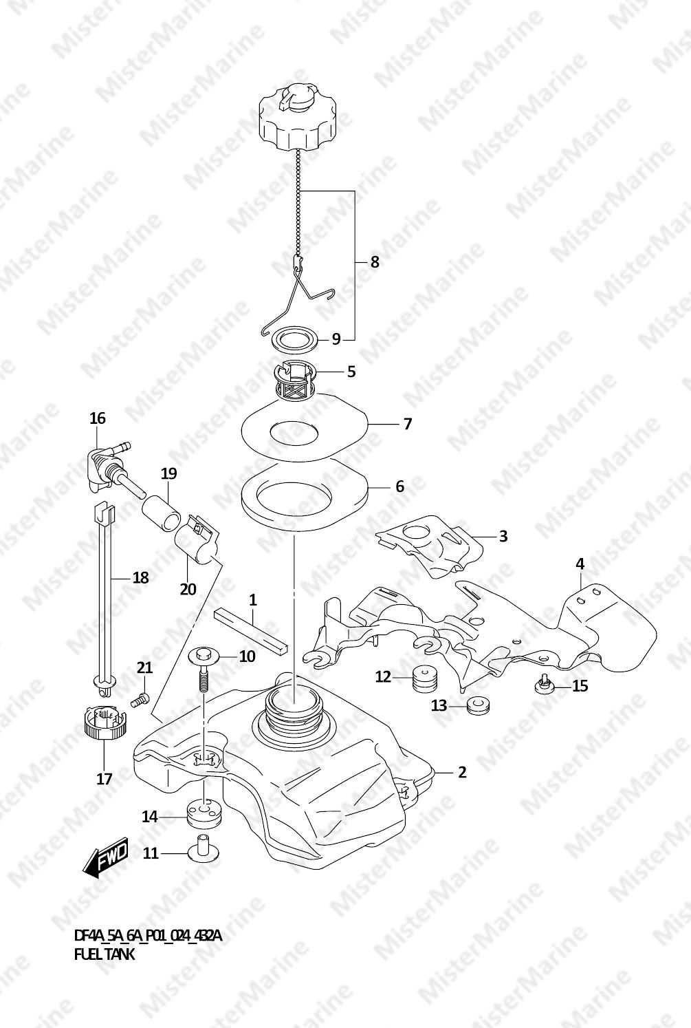 FIG.432A (1-D-3) FUEL TANK