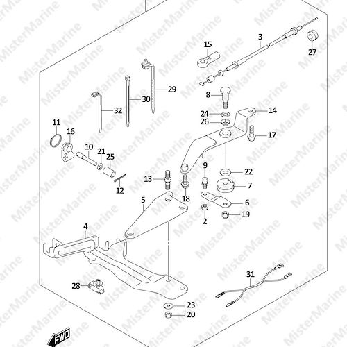 FIG.514A (1-D-7) OPT:REMOCON PARTS SET