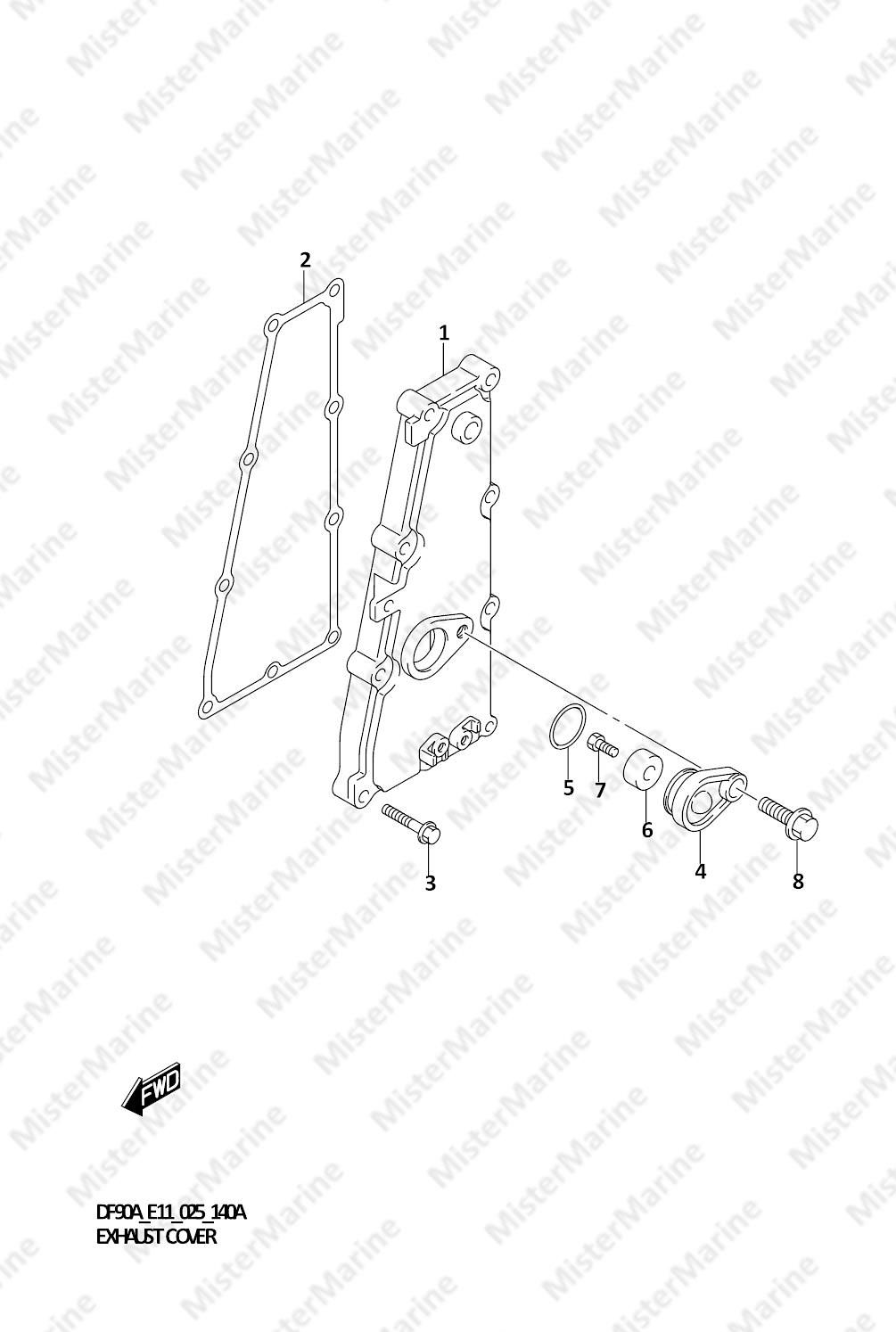 FIG.140A (1-C-2) EXHAUST COVER