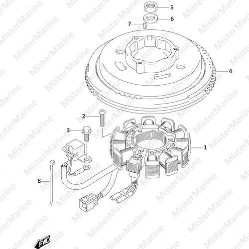 FIG.303B (1-D-3) MAGNETO (DF8AR)