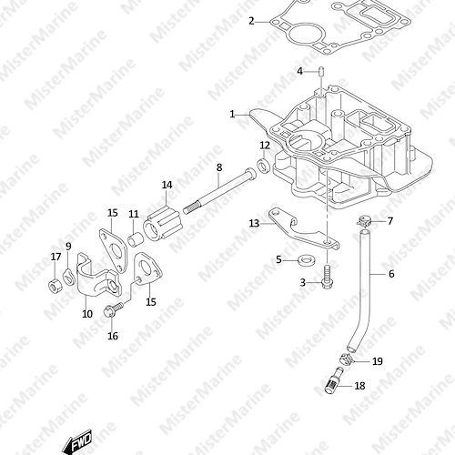 FIG.401A (1-E-2) ENGINE HOLDER