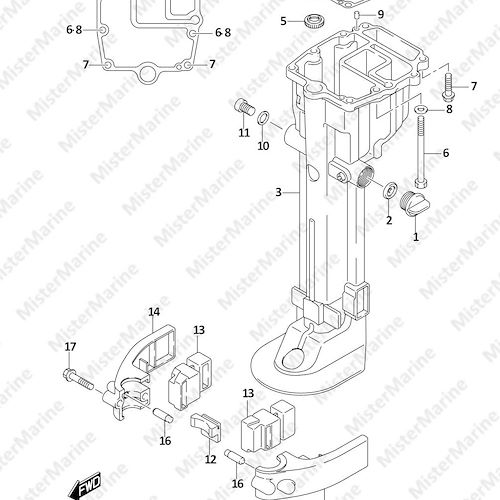 FIG.405A (1-E-3) DRIVE SHAFT HOUSING