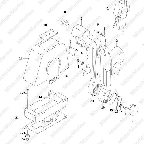 FIG.544A (1-F-9) OPT:REMOTE CONTROL ASSY SINGLE (1)