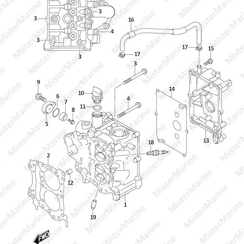 FIG.111A (1-B-2) CYLINDER HEAD