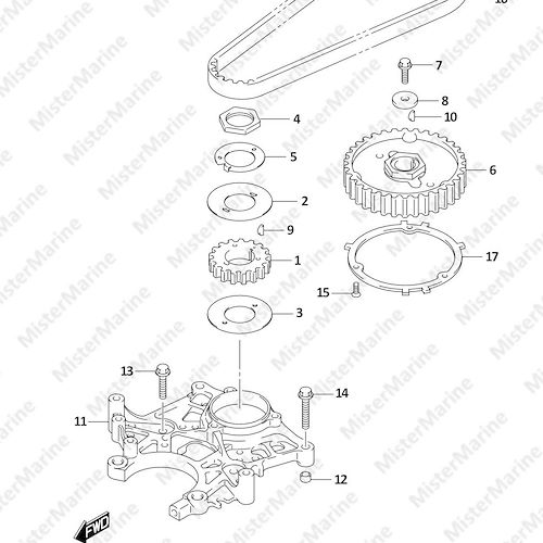 FIG.120A (1-B-5) TIMING BELT
