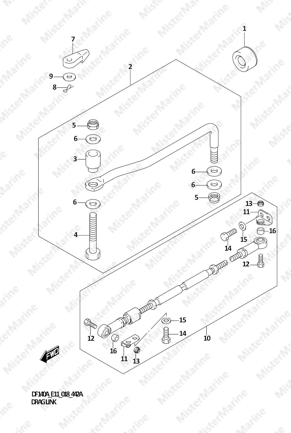 FIG.442A (1-I-13) DRAG LINK