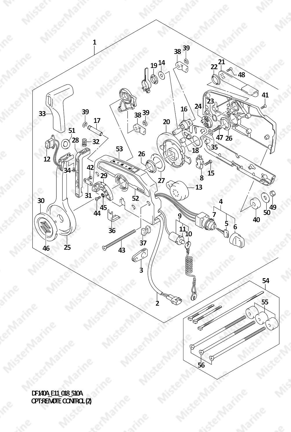 FIG.510A (1-K-4) OPT:REMOTE CONTROL (2) (E11)