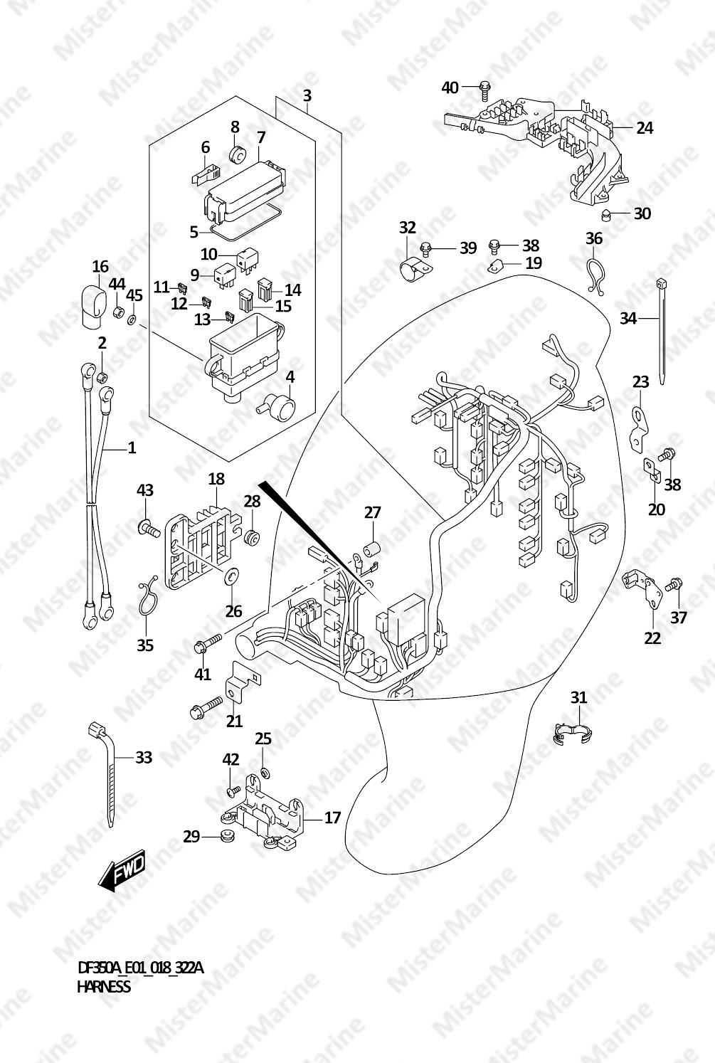 FIG.322A (1-D-6) HARNESS
