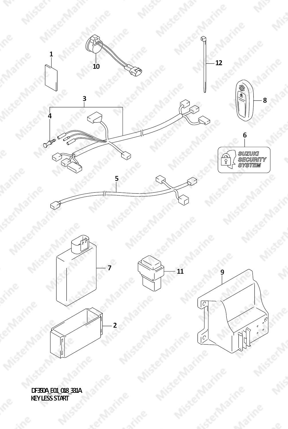 FIG.331A (1-D-9) KEY LESS START