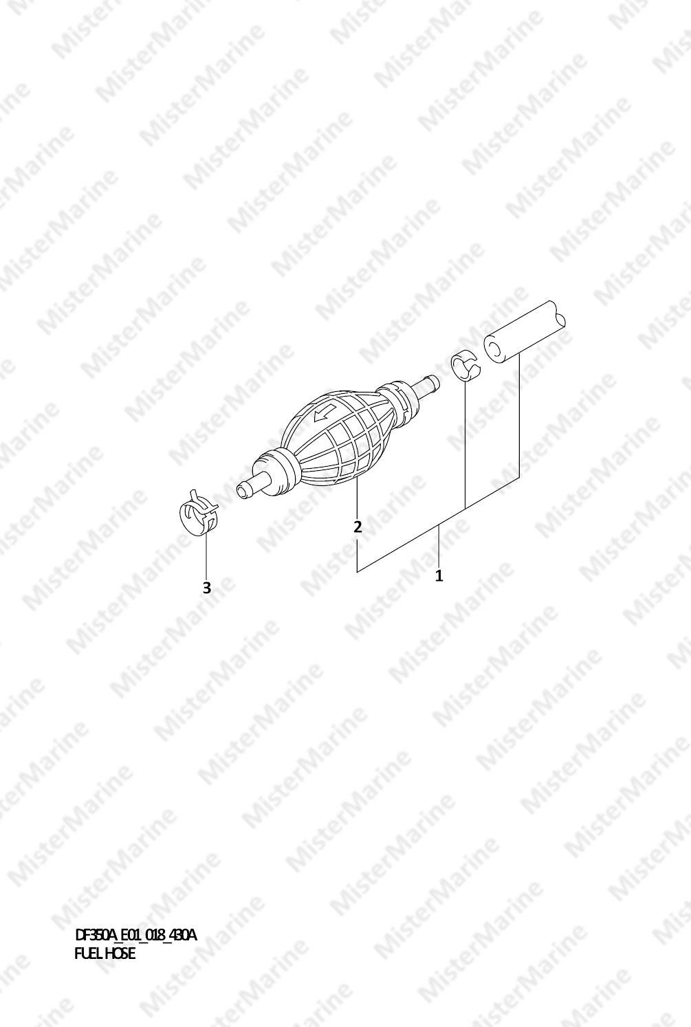 FIG.430A (1-E-11) FUEL HOSE