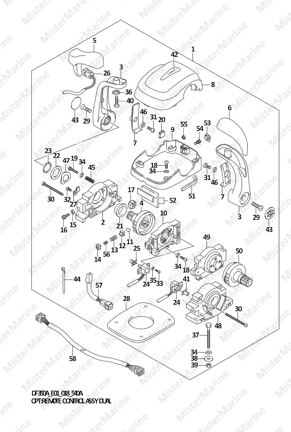 FIG.540A (1-F-6) OPT:REMOTE CONTROL ASSY DUAL