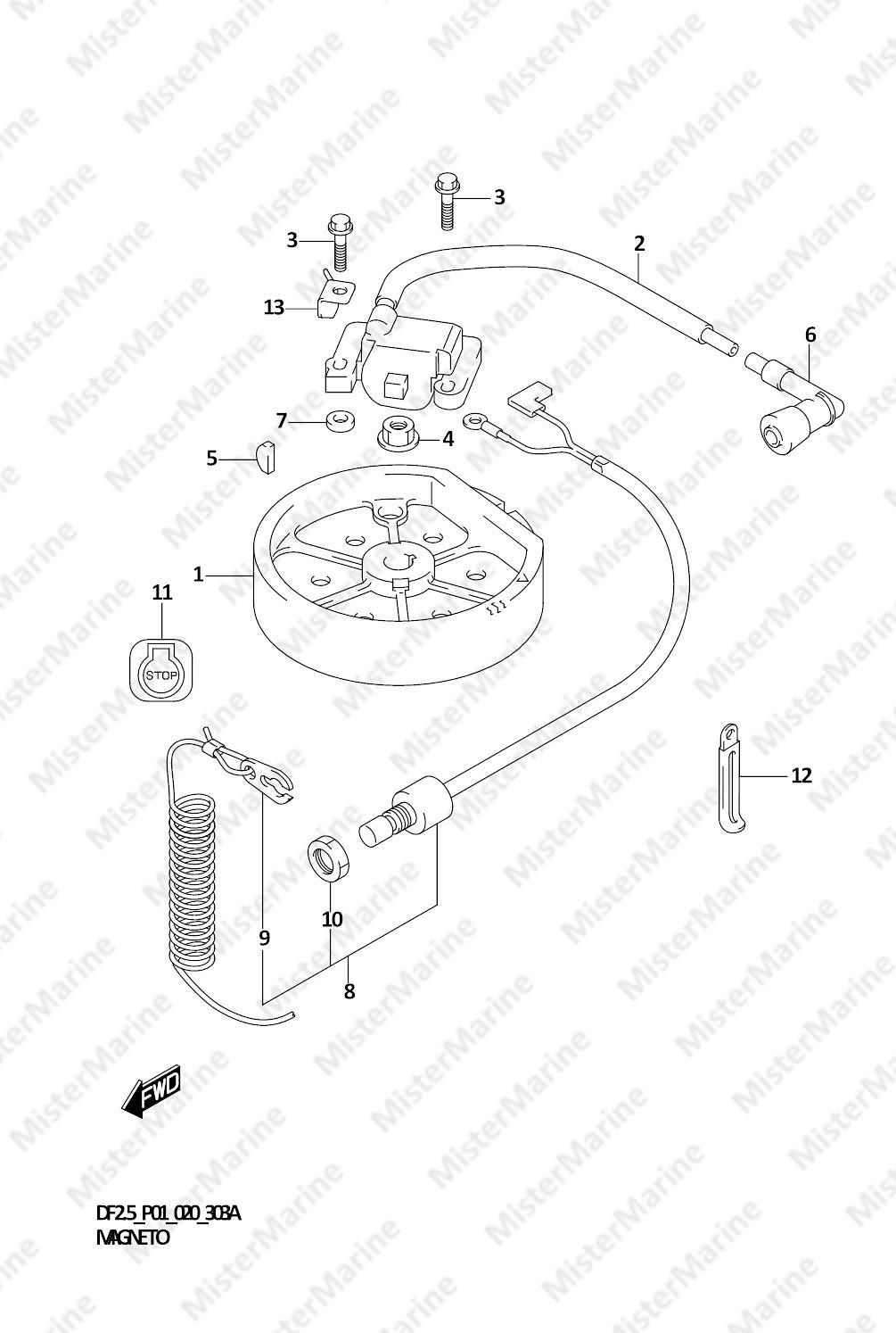 FIG.303A (1-B-13) MAGNETO