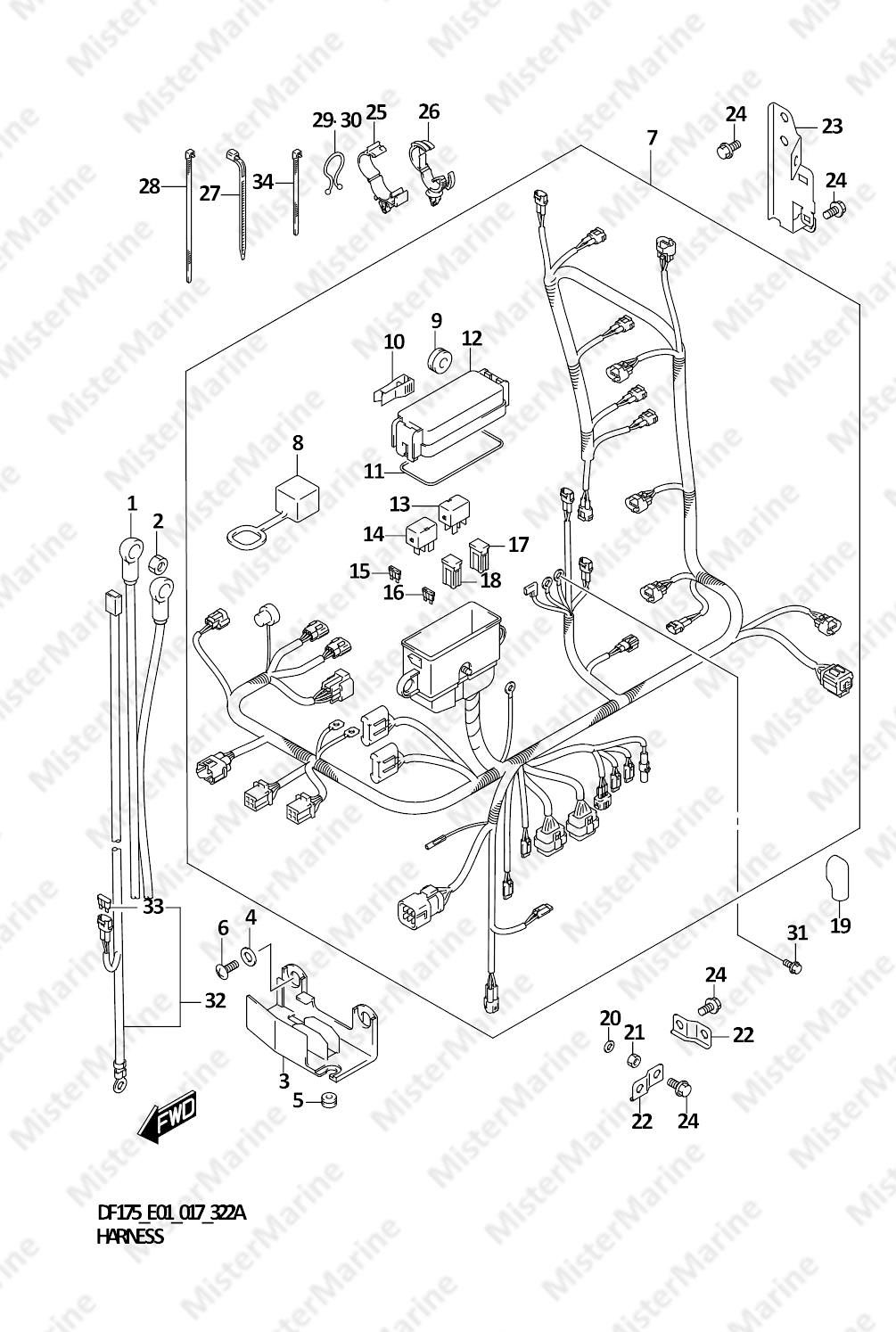 FIG.322A (1-J-4) HARNESS
