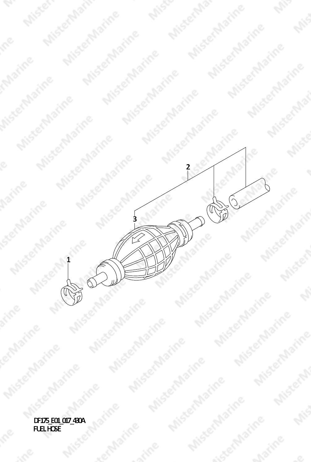 FIG.430A (2-C-7) FUEL HOSE