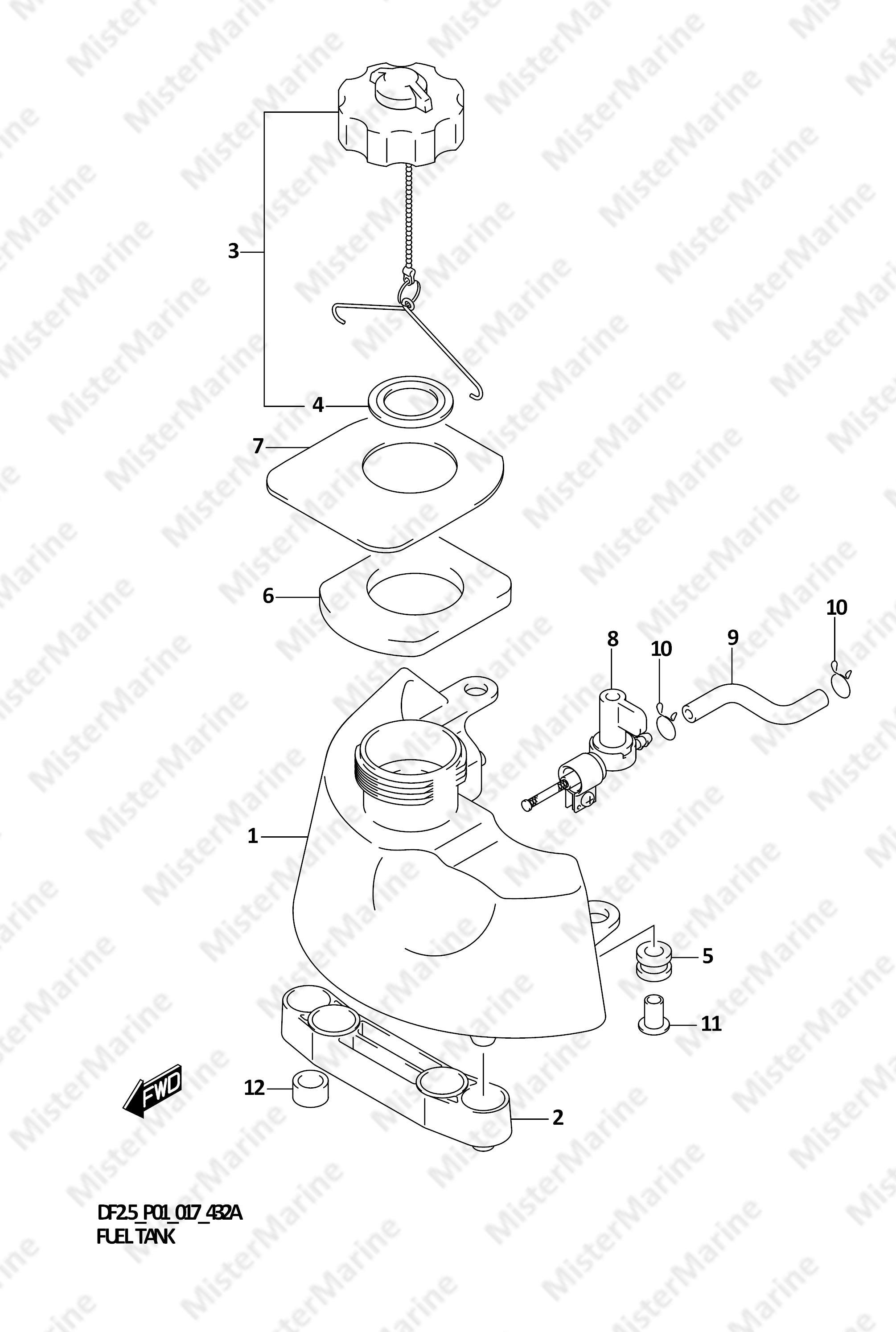 FIG.432A (1-C-7) FUEL TANK