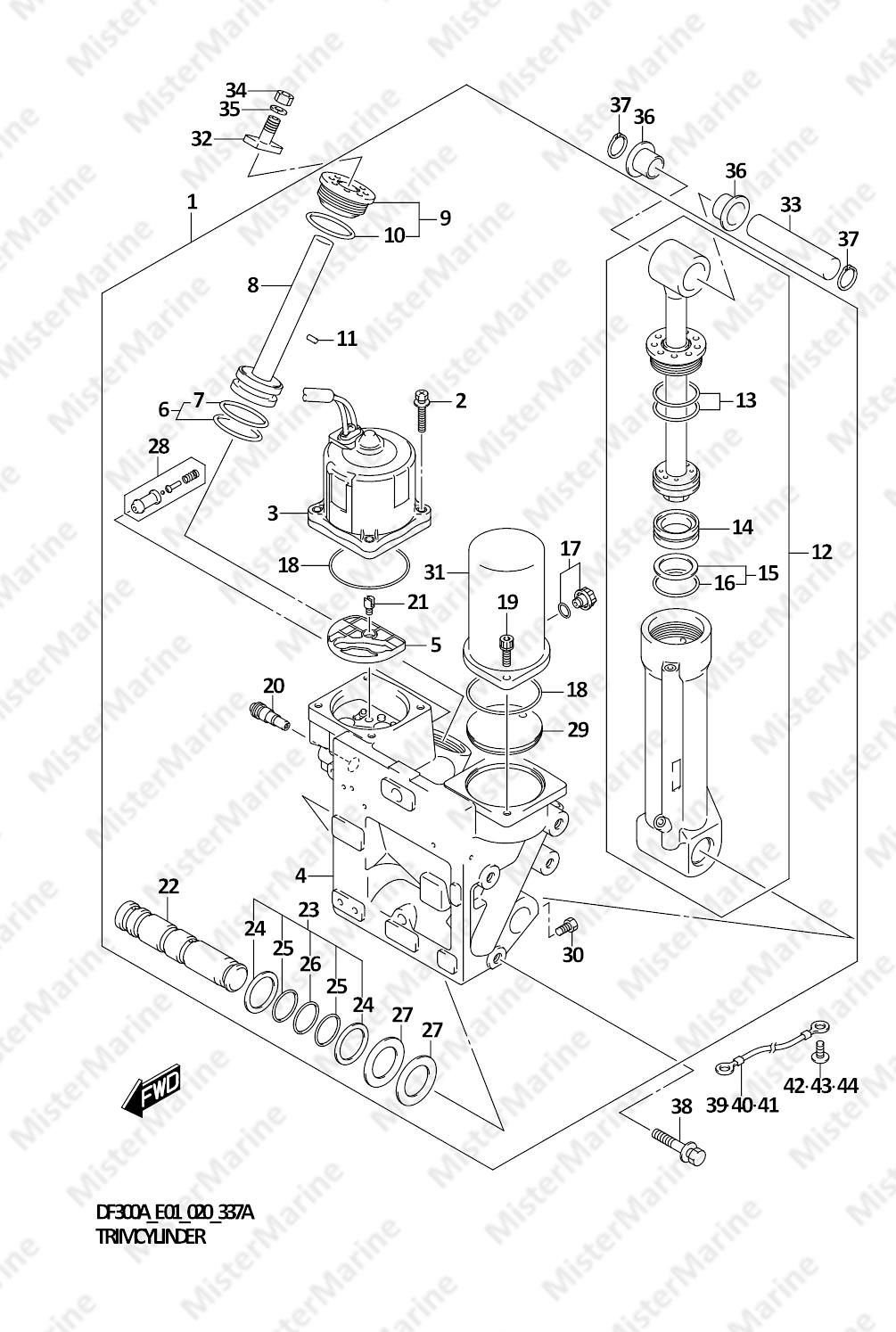 FIG.337A (1-E-6) TRIM CYLINDER