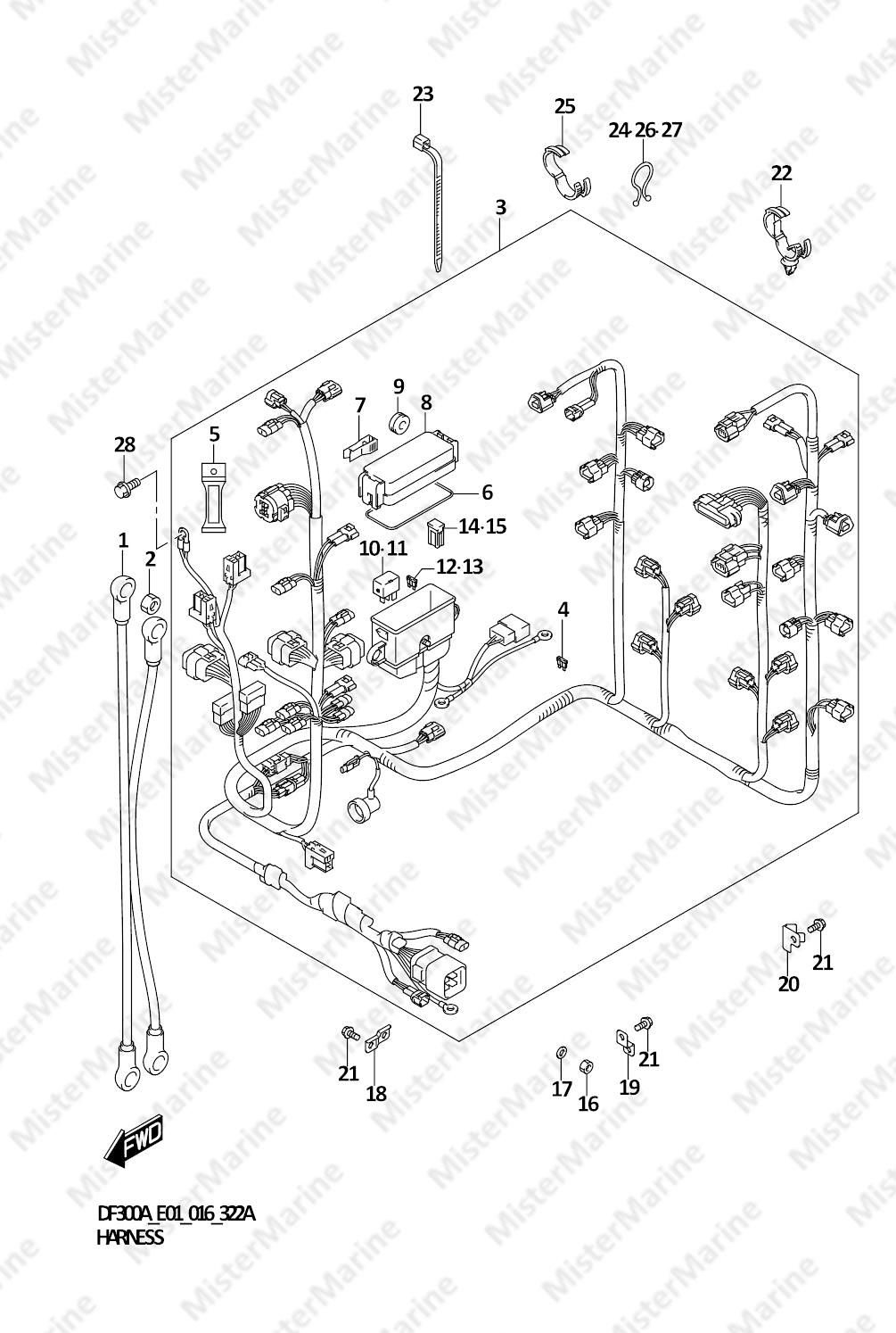 FIG.322A (1-E-6) HARNESS