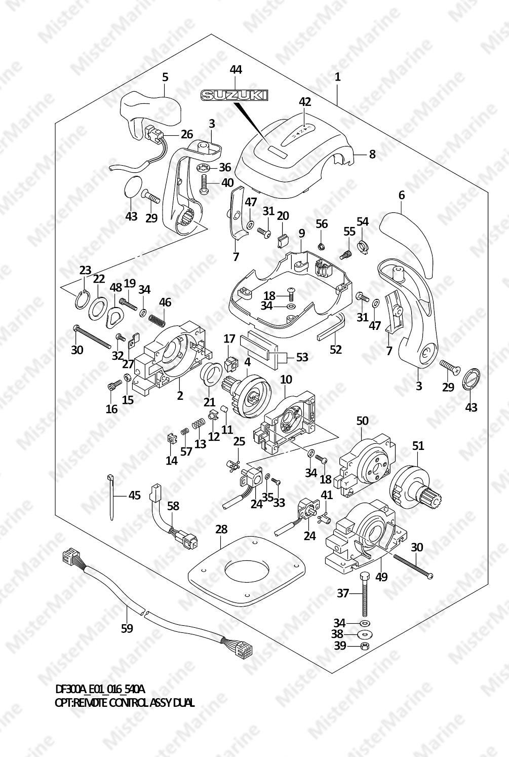FIG.540A (1-H-13) OPT:REMOTE CONTROL ASSY DUAL