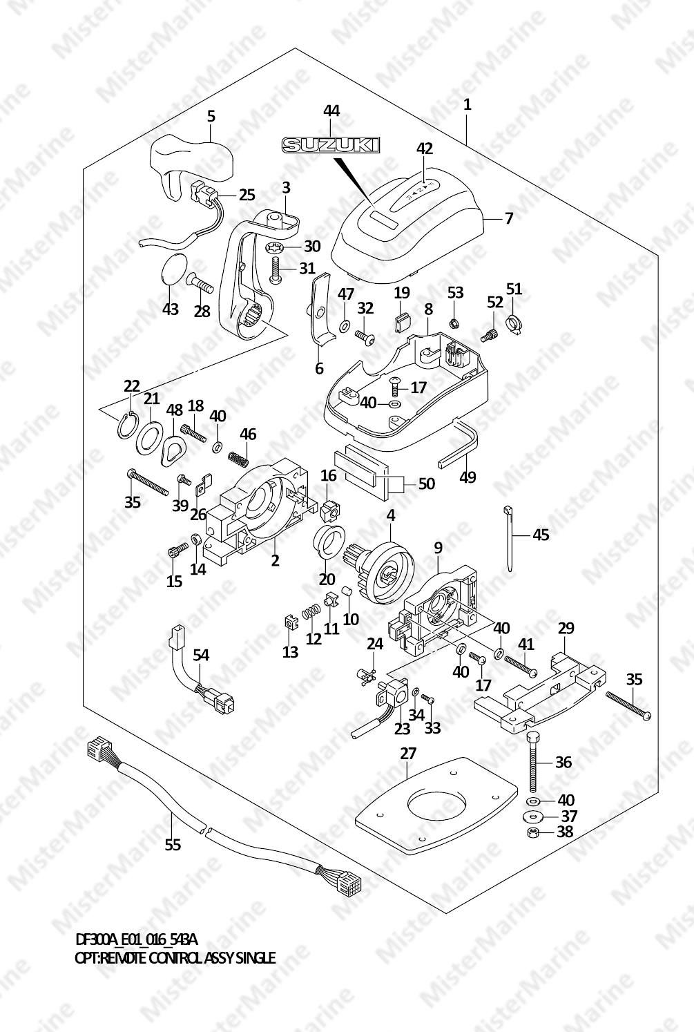 FIG.543A (1-H-15) OPT:REMOTE CONTROL ASSY SINGLE