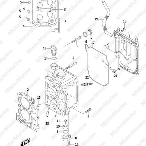 FIG.111A (1-B-2) CYLINDER HEAD