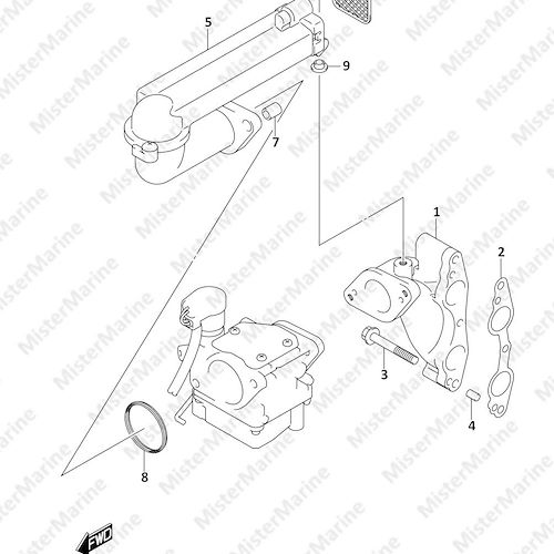 FIG.126A (1-B-13) INLET MANIFOLD