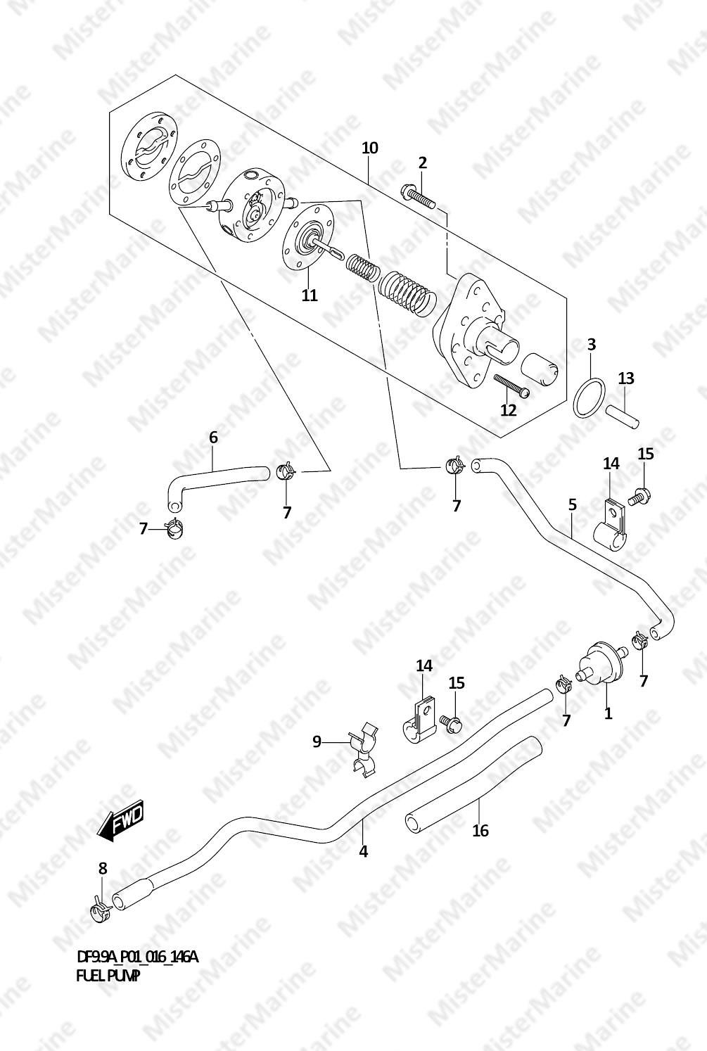 FIG.146A (1-C-7) FUEL PUMP
