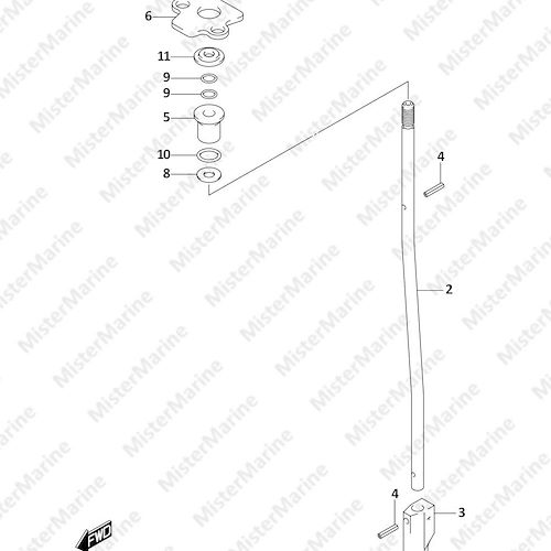 FIG.210A (1-D-6) SHIFT ROD