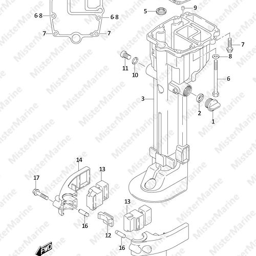 FIG.405A (1-F-9) DRIVE SHAFT HOUSING
