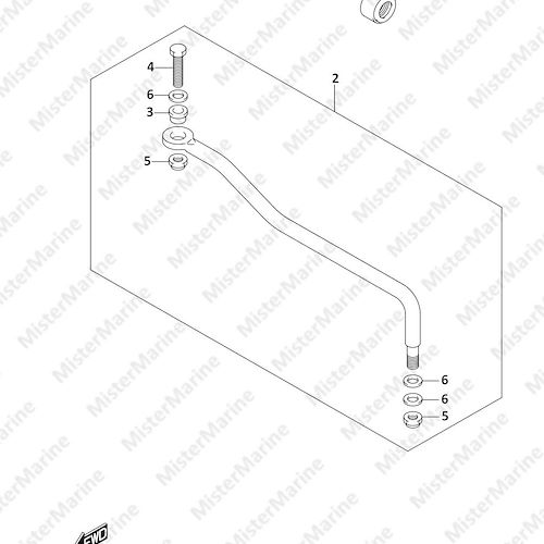 FIG.442B (1-G-8) DRAG LINK (DF9.9AR P01)