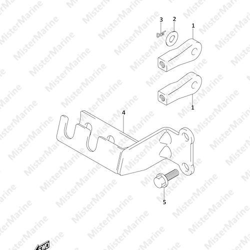 FIG.454B (1-H-2) REMOCON CABLE HOLDER (DF9.9AR P01)
