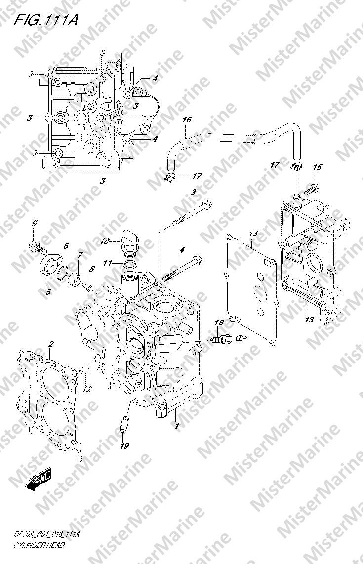 FIG.111A (1-B-2) CYLINDER HEAD