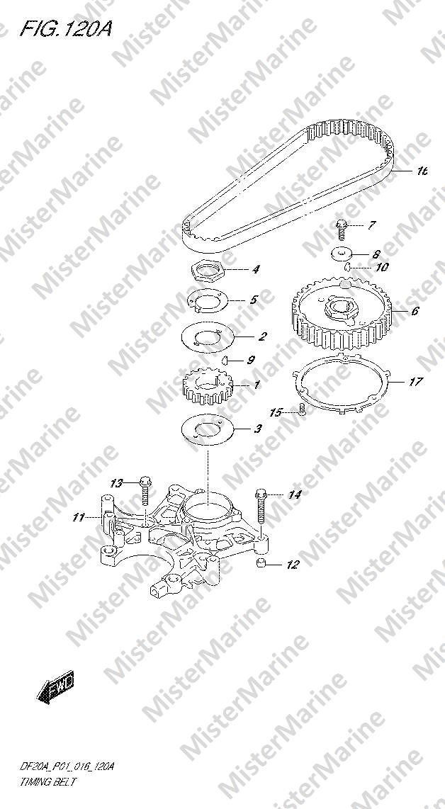 FIG.120A (1-B-5) TIMING BELT