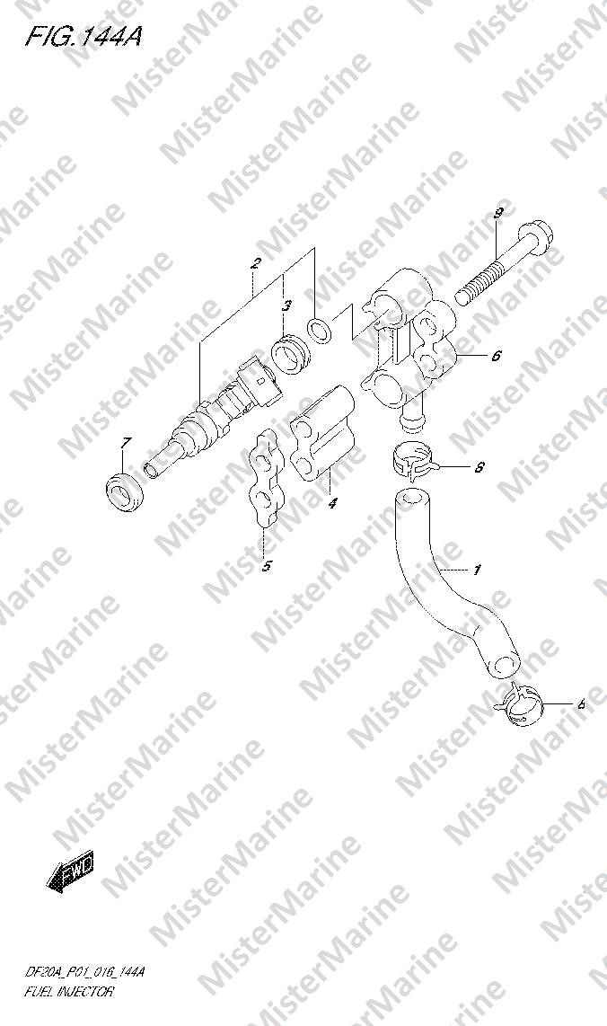 FIG.144A (1-D-2) FUEL INJECTOR