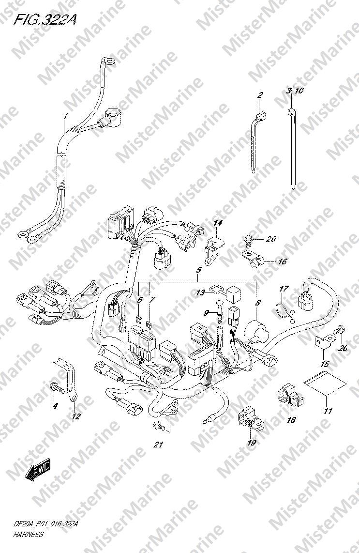 FIG.322A (1-L-14) HARNESS (DF9.9B P01)