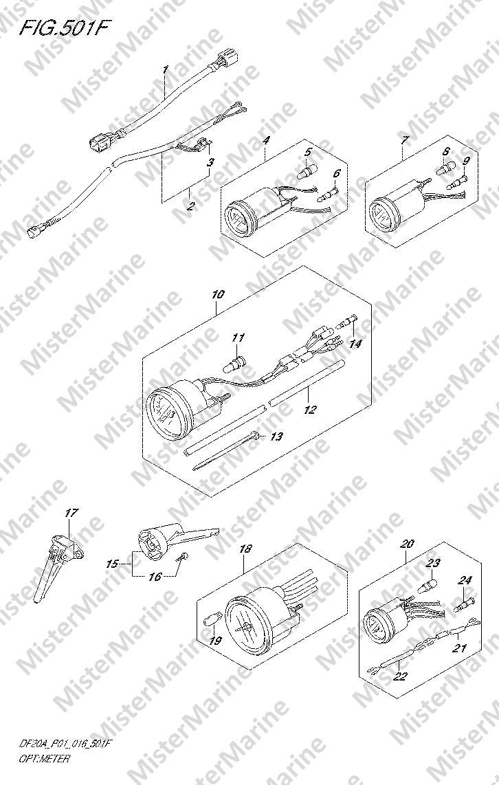 FIG.501F (2-K-4) OPT:METER (DF20AT P01)