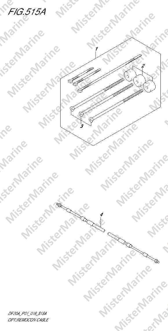 FIG.515A (2-L-7) OPT:REMOCON CABLE (DF9.9B P01)