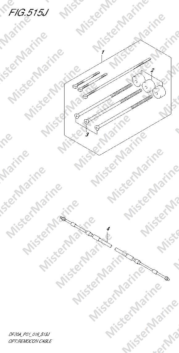 FIG.515J (2-L-15) OPT:REMOCON CABLE (DF20AR P01)