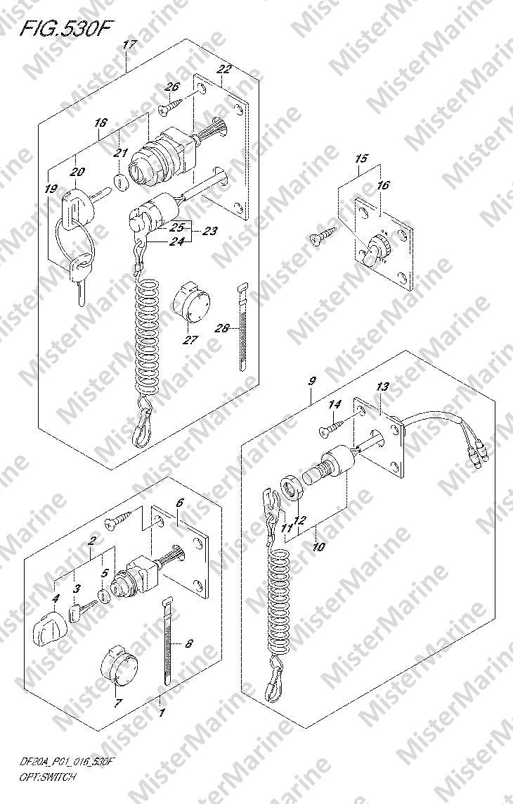 FIG.530F (3-B-13) OPT:SWITCH (DF20AT P01)