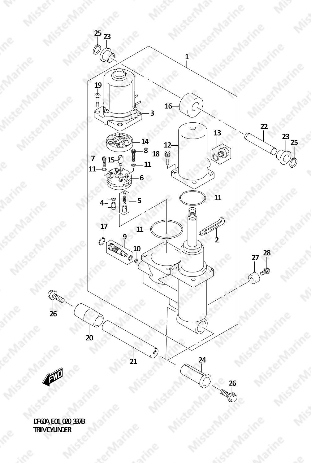 FIG.337B (1-K-5) TRIM CYLINDER
